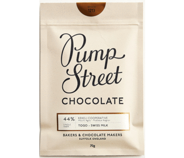 Pump Street Chocolate Milchschokolade Togo - Swiss Milk 44%