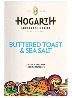 Hogarth Craft Chocolate Milchokolade Buttered Toast & Sea Salt