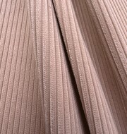 Noble Rib - Rose | per meter