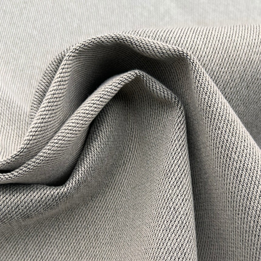 Double Denim - Beige | uniek restant van 20,35 meter