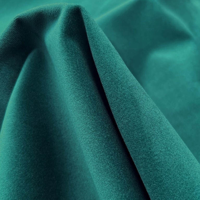 Fluweel 280 - Teal | uniek restant van 2,90 meter