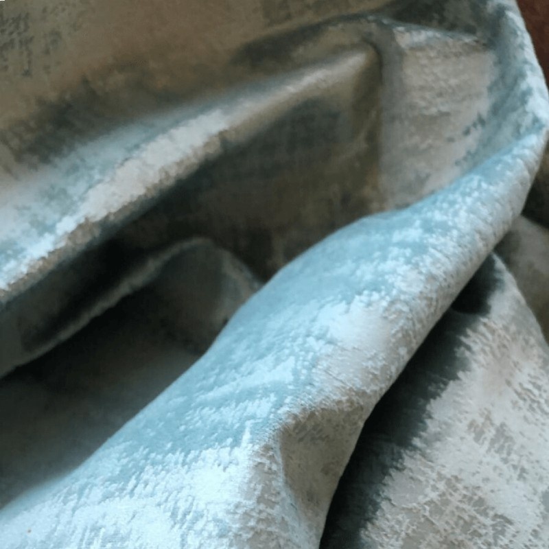 Velours 140 - Gentle Oceano | uniek restant van 7,55 meter