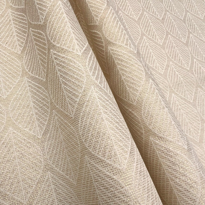 Sparkling Leafs 140 - Gold | uniek restant van 2,75 meter