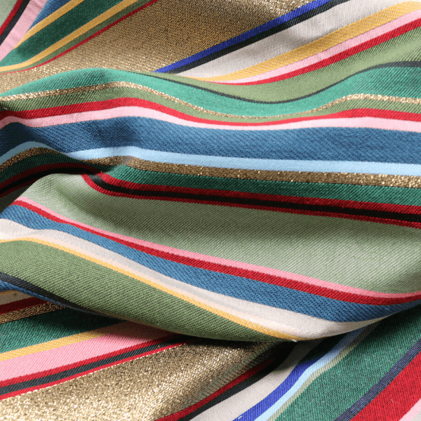Jacquard 140 - Golden Stripes | uniek restant van 1,95 meter