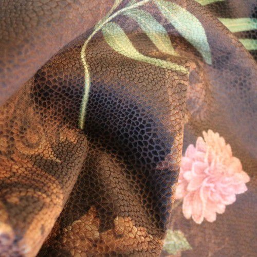 Flower Velvet - Craquele | uniek restant van 9,90 meter
