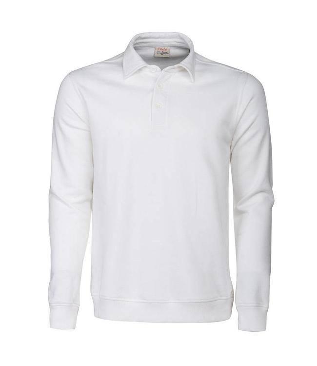 Printer polosweater unisex met lange mouw - TUMA