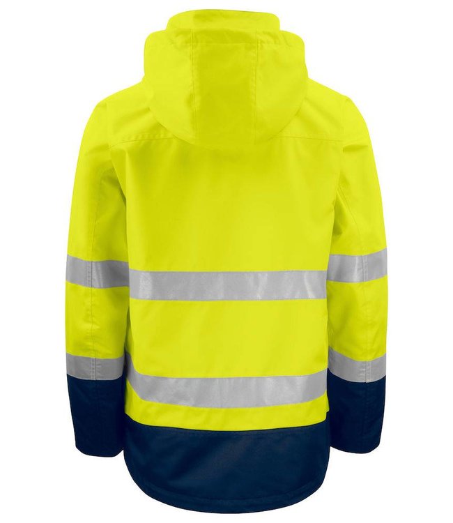 Prio/Projob Heren hi-vis functionele jas wind en waterproof - YENTO