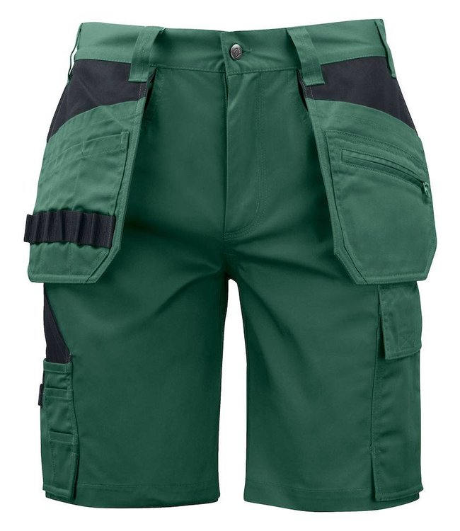 Prio/Projob werkshort voor heren tweekleurig in easycare materiaal van polyester/katoen - ARMIN