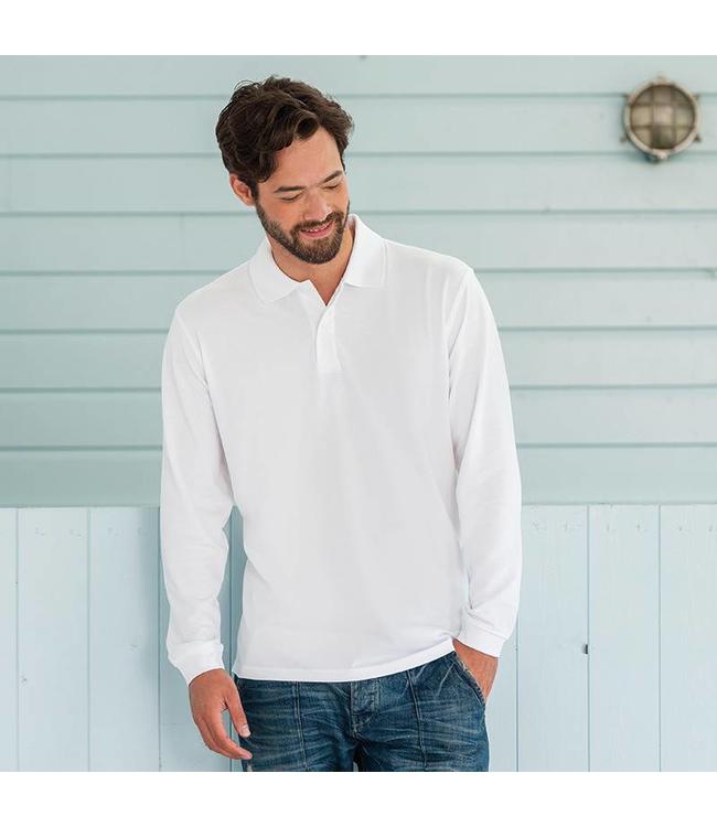 Russell collection UITVERKOOP; Heren polo met lange mouwen - ARKANOO