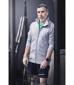 Printer UITVERKOOP;Heren sweatshirt met contrasterende ritssluiting - JAVELIN