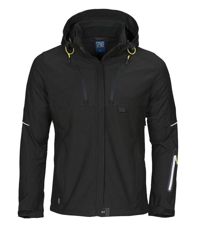 Prio/Projob Softshell jas VOOR DAMES, functionele drielaagse softshell - PAMELLE