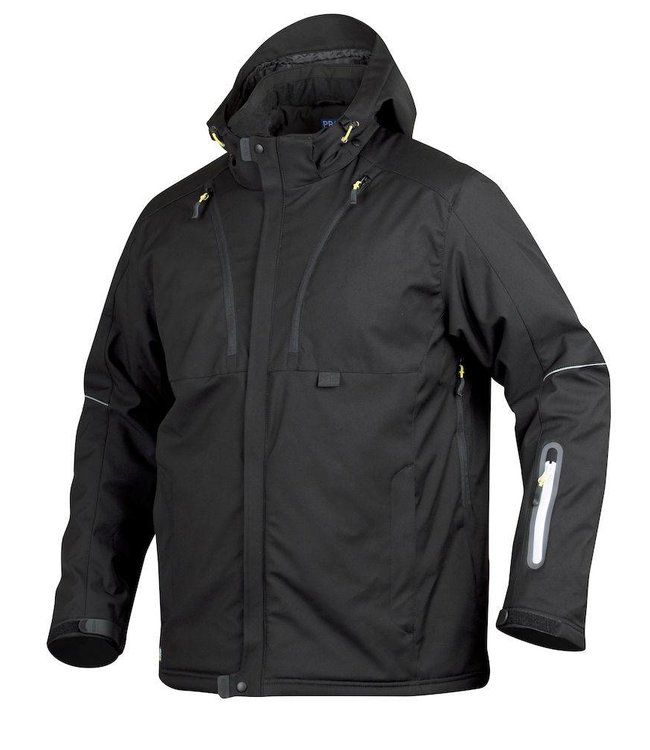Prio/Projob Gevoerde softshelljas met functionele drielagige softshell en gewatteerde voering - CRISTIANO