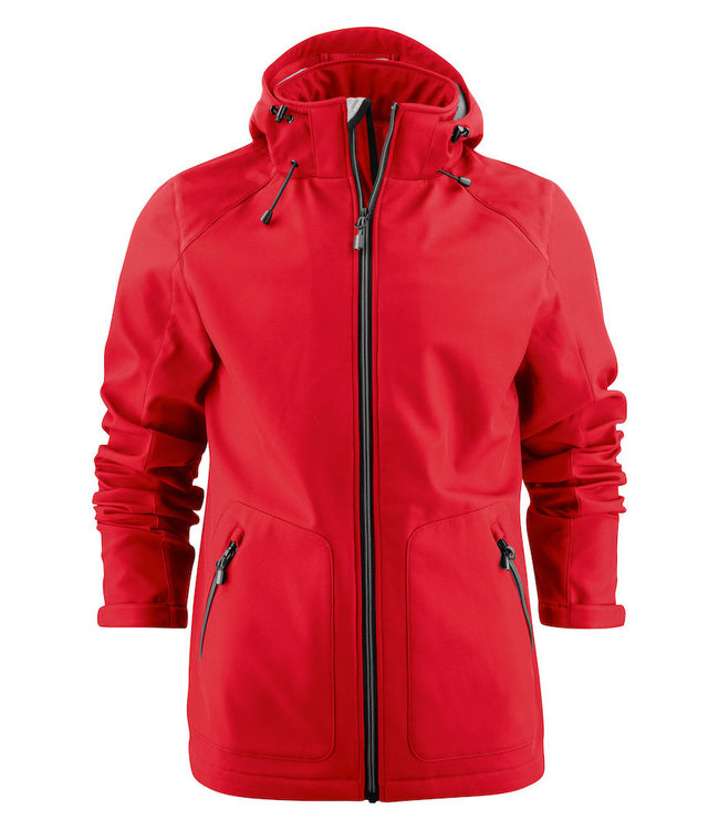 Printer Heren softshell jack met afneembare capuchon - TYTAN
