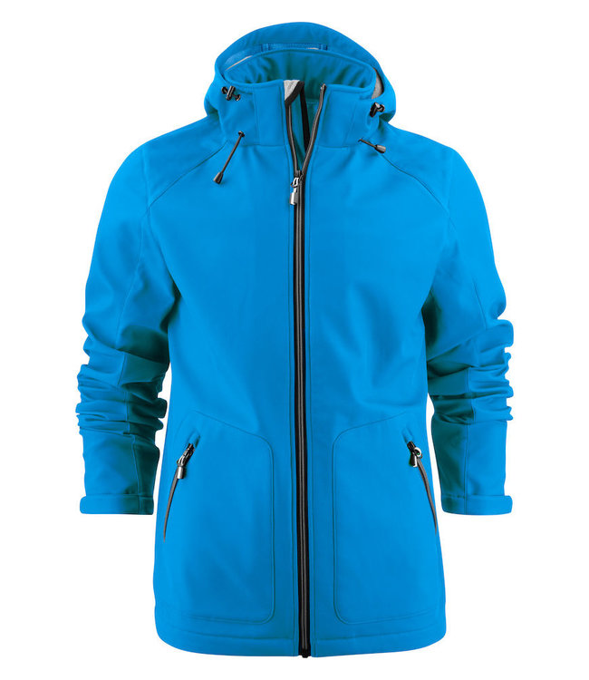 Printer Heren softshell jack met afneembare capuchon - TYTAN
