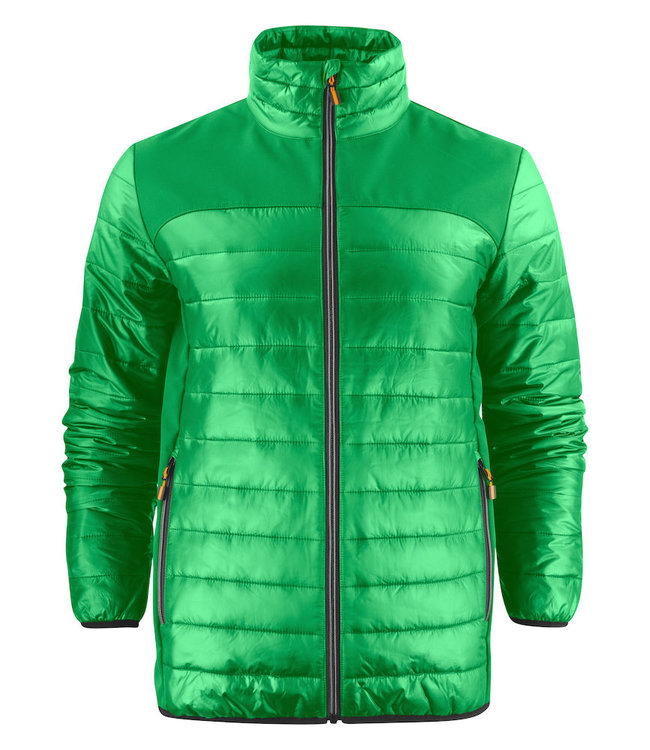 Printer Lichte herenjas in 2 materialen, licht gewatteerd - YOURI