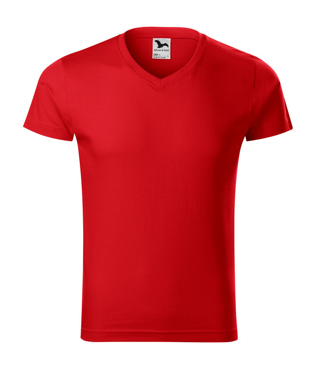 Adler Heren  slim fit V-neck shirt - PARISA