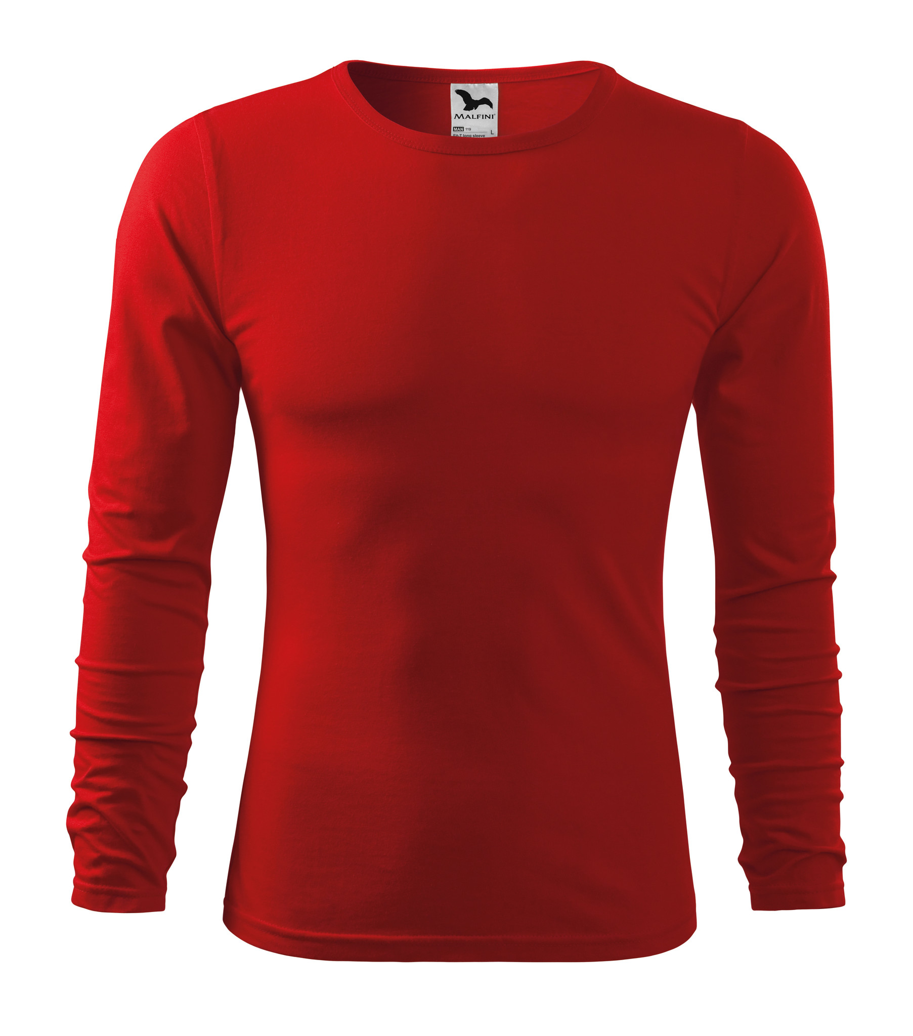Heren t-shirt long sleeve 100% cotton 