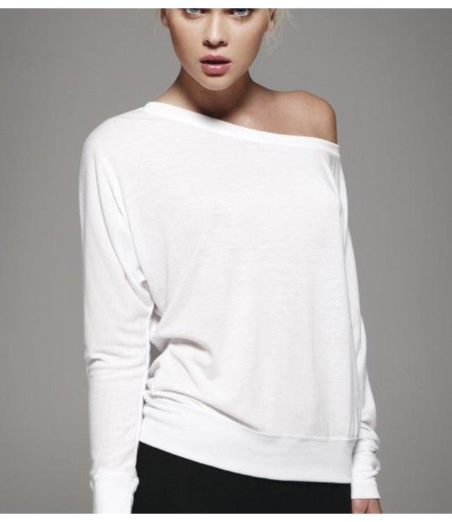 Bella DAMES T-SHIRT - OFF SHOULDER MET LANGE MOUWEN - MARABE