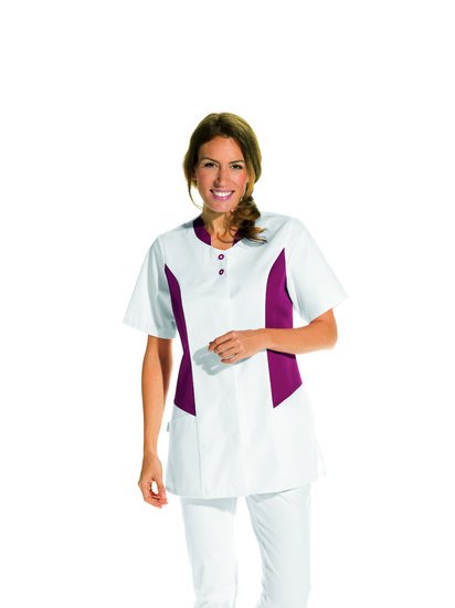 Rapbin Blouse Dames V-hals Knoopsluiting T-shirt Tuniek Korte Mouwen Top Zomer Bovenkleding Elegant Casual, M