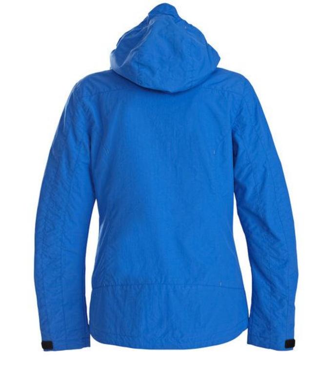 Printer - dames hardshell jack DEWI, met praktische zakken, tweekleurige ritssluiting, decoratieve stiksels, zippullers in contrasterende kleur