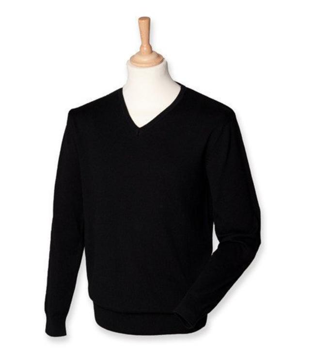 Henbury Heren V-hals pullover - QUINTO