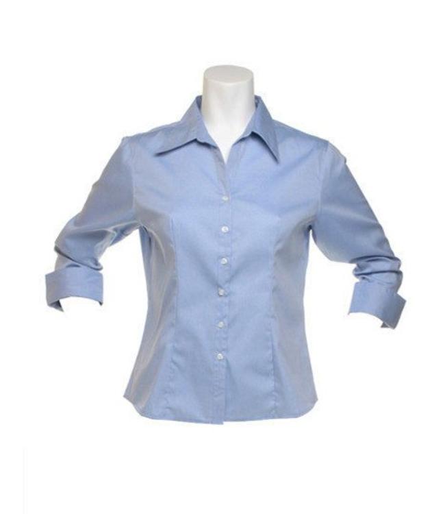 Kustom Kit UITVERKOOP; Dames corporate oxford blouse met 3/4 mouw - CATJA