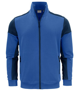 Printer UITVERKOOP:  2-kleurige sweatvest met contrasterende ritssluiting vooraan en aan de steekzakken - MURRAY