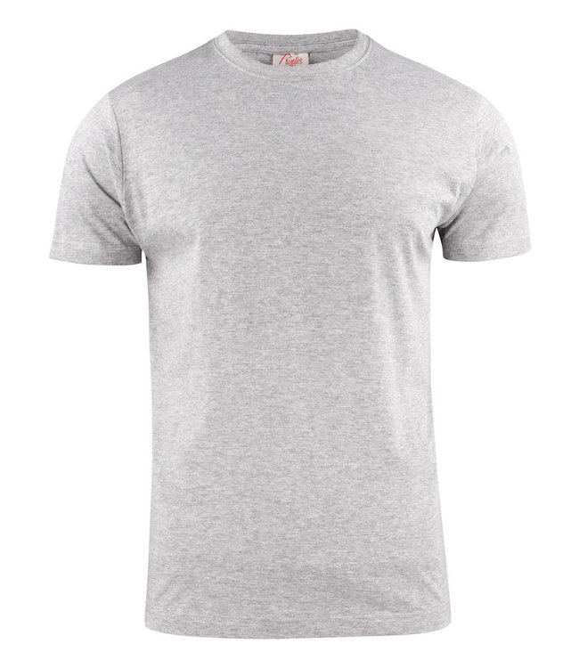 Printer - unisex t-shirt FOX, met versterkte schoudernaden, dubbel gestikte halsopening, geribde hals in vier lagen