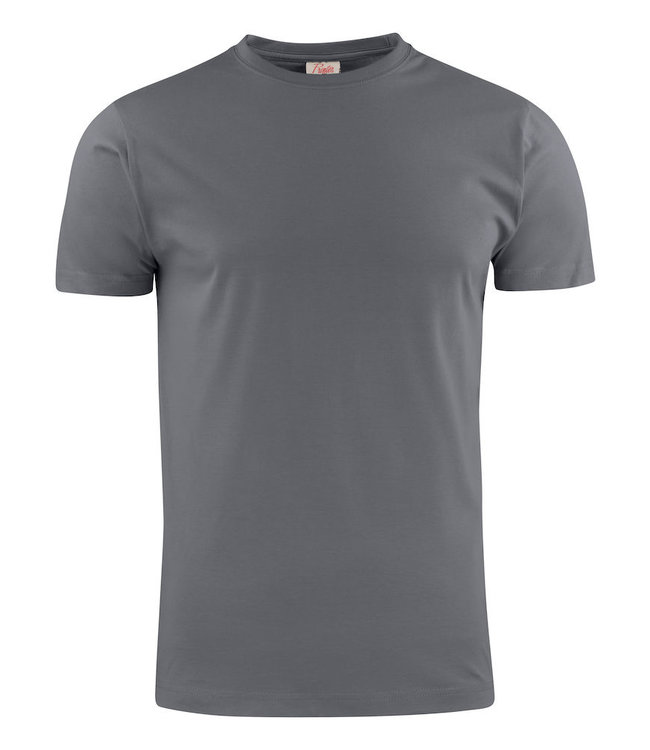 Printer - unisex t-shirt FOX, met versterkte schoudernaden, dubbel gestikte halsopening, geribde hals in vier lagen