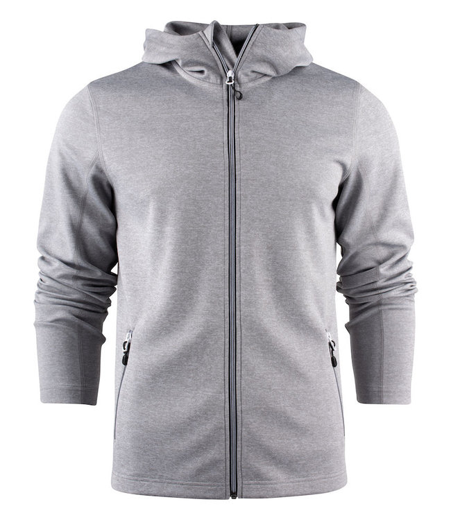 Printer Heren  hooded sweat jack - LAYBACK