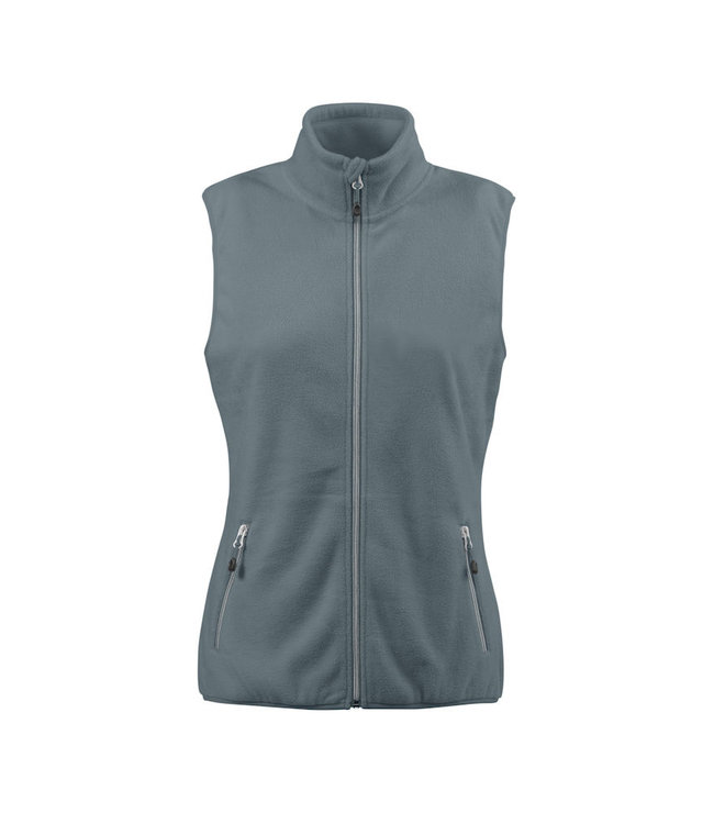 Printer Dames bodywarmer met lange ritssluiting -KILIAN