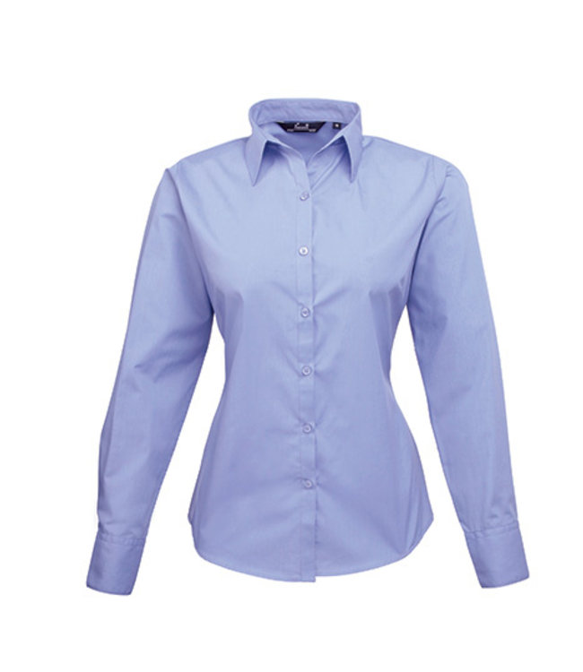 Premier DAMES POPLIN BLOUSE LANGE MOUWEN - ZORA