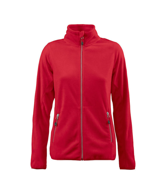 Printer-RED Dames fleece jack - KATHY