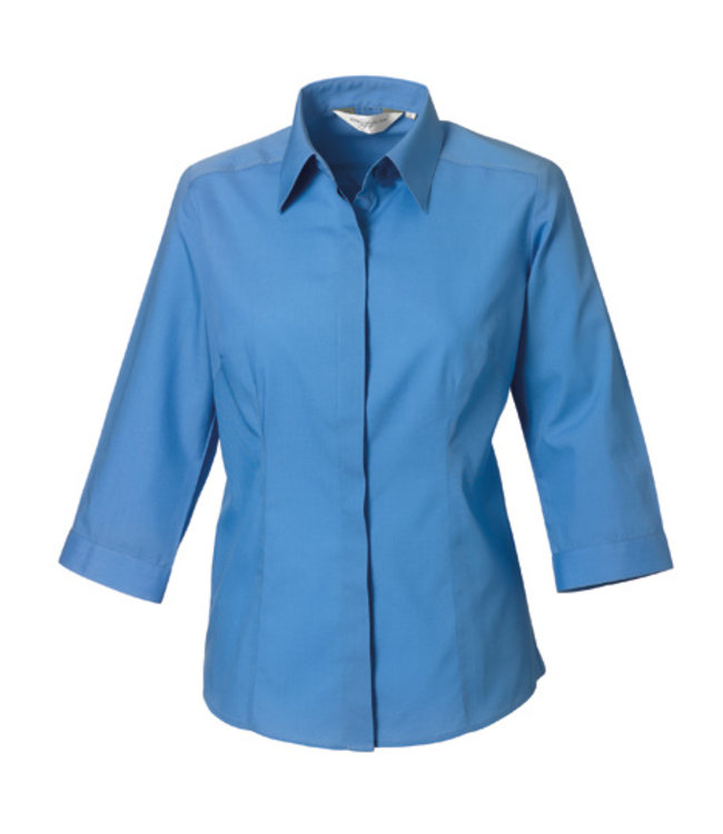 Russell collection UITVERKOOP; Dames blouse - KATARA met 3/4 mouw voor horeca en zakelijk