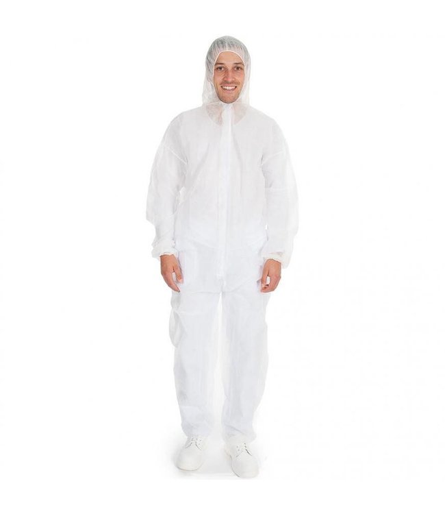 Hygo Base Coverall polypropyleen met capuchon;  ca 30 gr/mÃ‚Â²  - ALAN