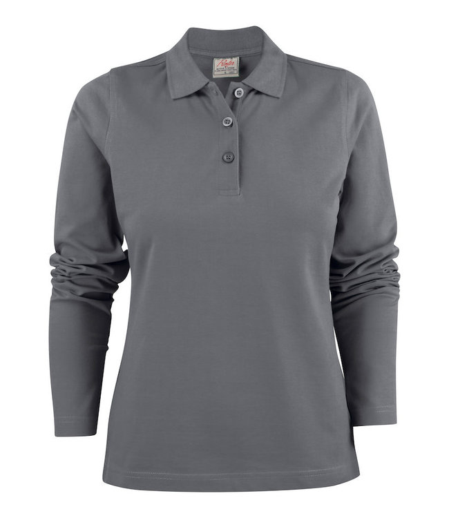 Printer Dames polo lange mouw - VIVIENNE