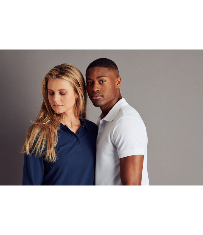 Printer Dames polo lange mouw - VIVIENNE