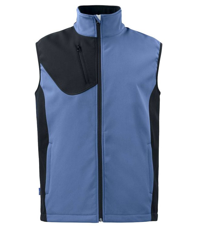 Prio/Projob UITVERKOOP: Heren softshell  bodywarmer met goede ademende eigenschappen - HABER