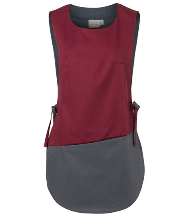 Karloswky OVERGOOI SCHORT MET RONDE HALS EN CONTRASTKLEUR ZAK - RACHEL