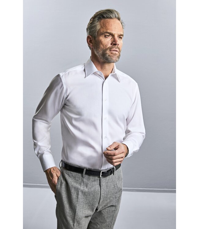 Russell collection UITVERKOOP: heren overhemd long sleeve tailored non-iron - PIERRE