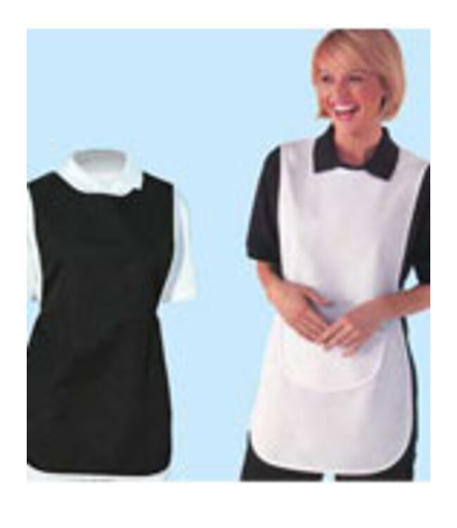 Alexandra UITVERKOOP; traditionele overgooierschort met verstelbare zijsluiting en grote zak - BALLY