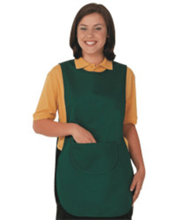 Alexandra UITVERKOOP; traditionele overgooierschort met verstelbare zijsluiting en grote zak - BALLY