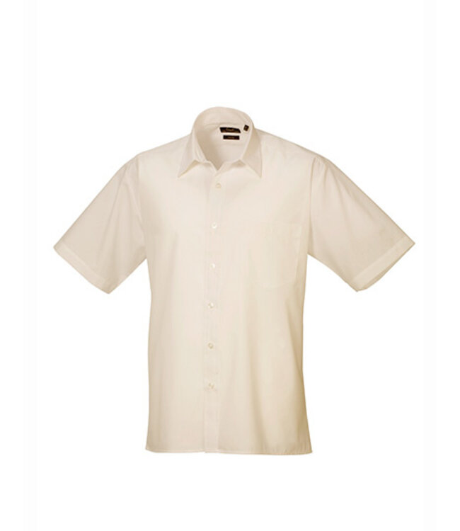 Premier UITVERKOOP; Heren overhemd met korte mouwen, popeline - AVERIL