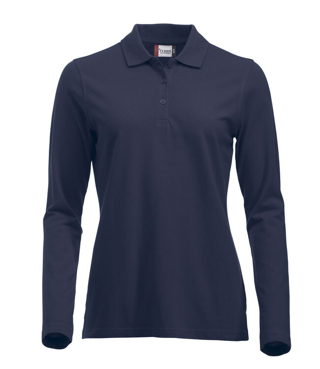 Clique UITVERKOOP;DAMES POLO LANGE MOUW - AILINE
