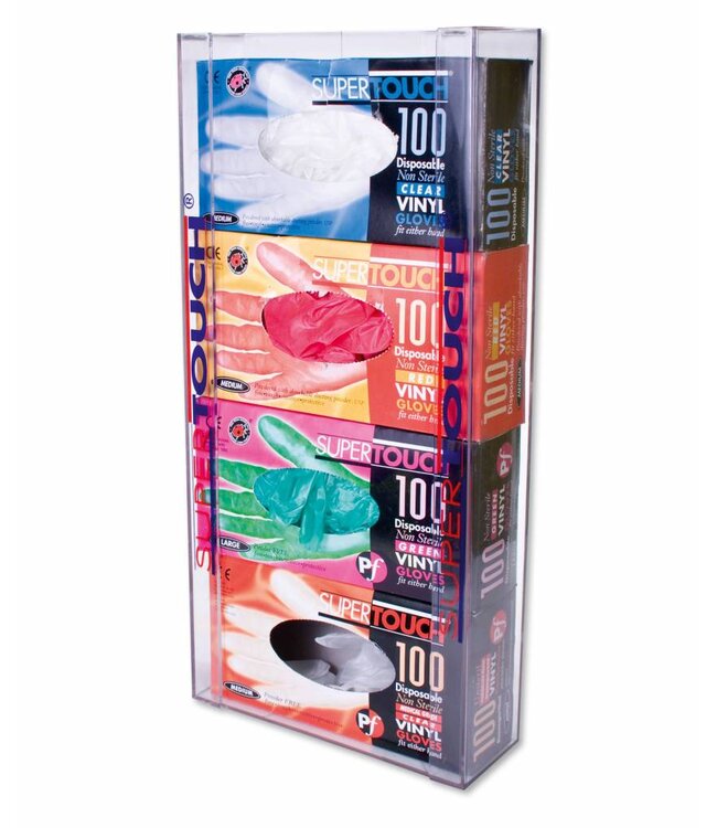 Supertouch UITVERKOOP ; Handschoen dispenser voor 4 dozen disposable handschoenen - VOBARIN