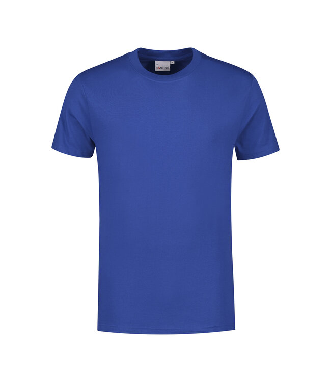 Santino - UITVERKOOP; unisex t-shirt JOY, met dubbele ribkraag, nektape van schouder tot schouder