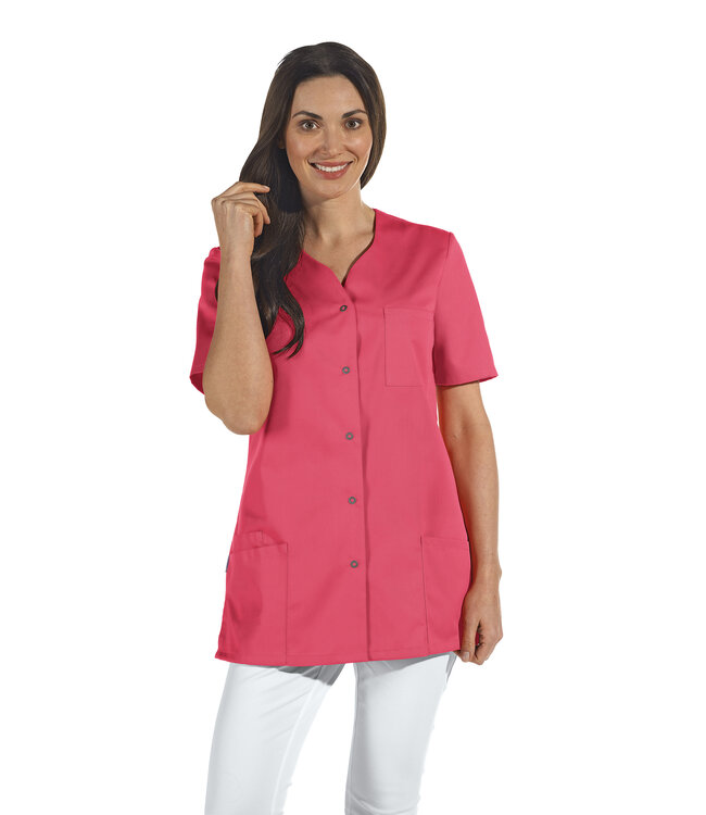 Leiber UITVERKOOP;  dames tuniek ELINE, met knoopsluiting 2 zijzakken en borstzak