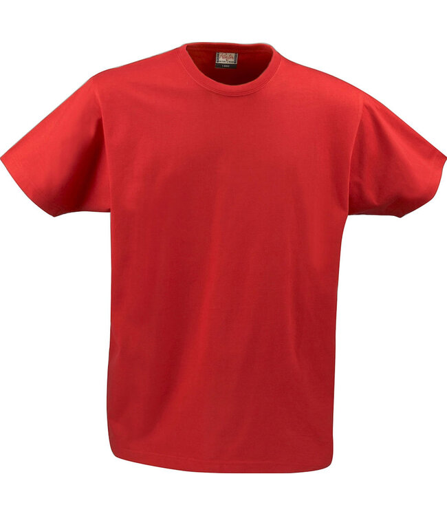 Printer - UITVERKOOP; unisex t-shirt FOX, met versterkte schoudernaden, dubbel gestikte halsopening, geribde hals in vier lagen