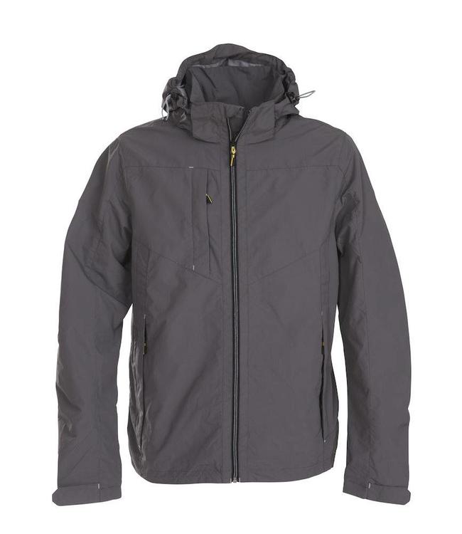 Printer - heren hardshell jack THOR, met praktische zakken, tweekleurige ritssluiting, decoratieve stiksels, zippullers in contrasterende kleur