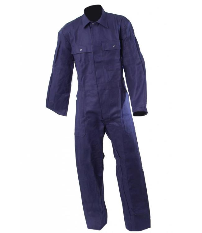 BASIC - heren overall VANNES, met raglanmouwen, rugelastiek, verborgen drukknoopsluiting, mouwvernauwing d.w.v drukknopen